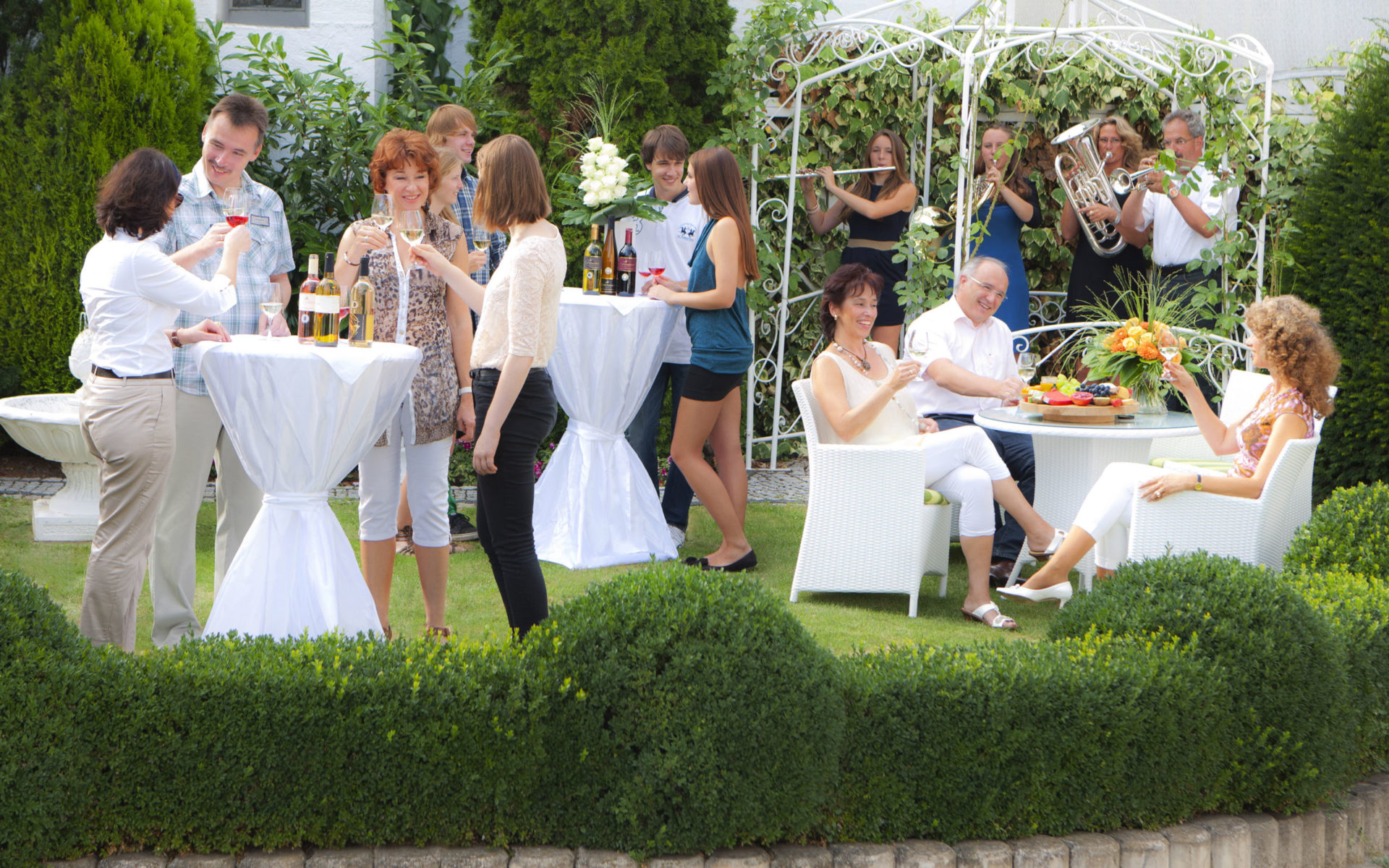 Besuch im Weingut